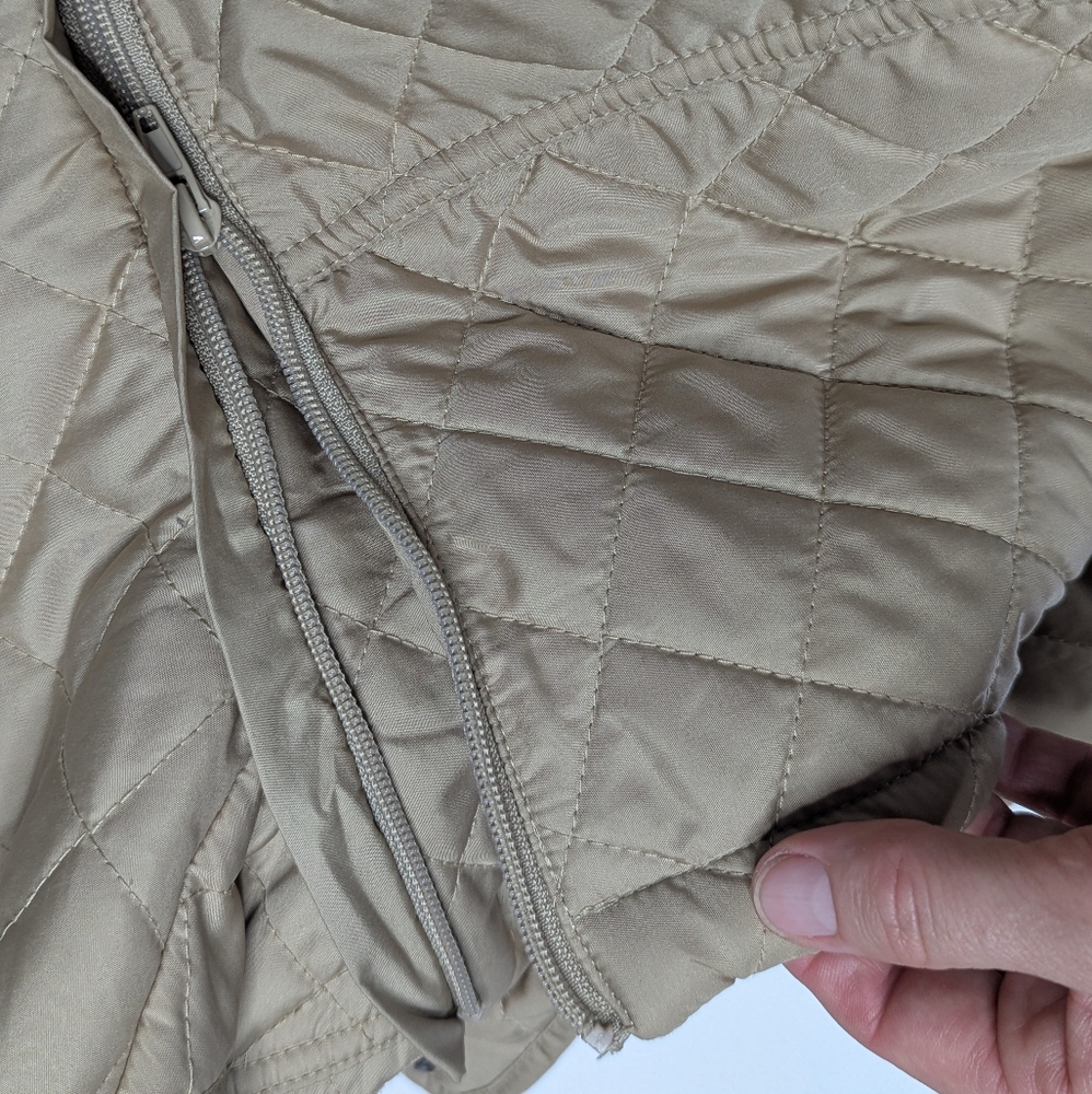 TOMMY HILFIGER Quilted Hooded Cargo Pocket Coat Sz M - Picture 11 of 11